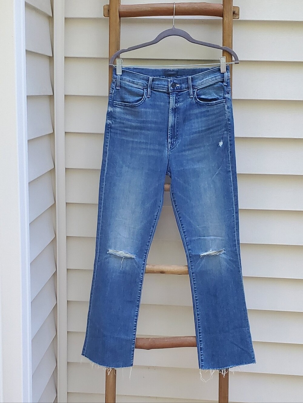 MOTHER The Hustler Ankle Fray Size 30 - Picture 2 of 7